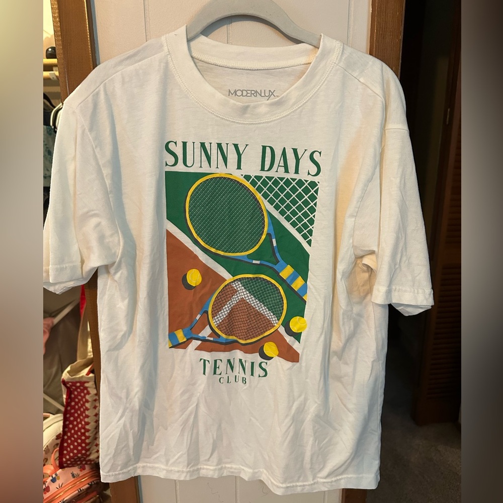 Sunny Days Tennis Club Graphic T-Shirt